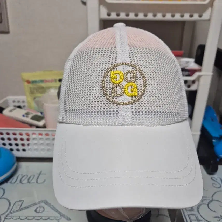 [BUNJANG] PXG Golf White Mesh Cap / PXG 골프 모자 화이트 메쉬캡