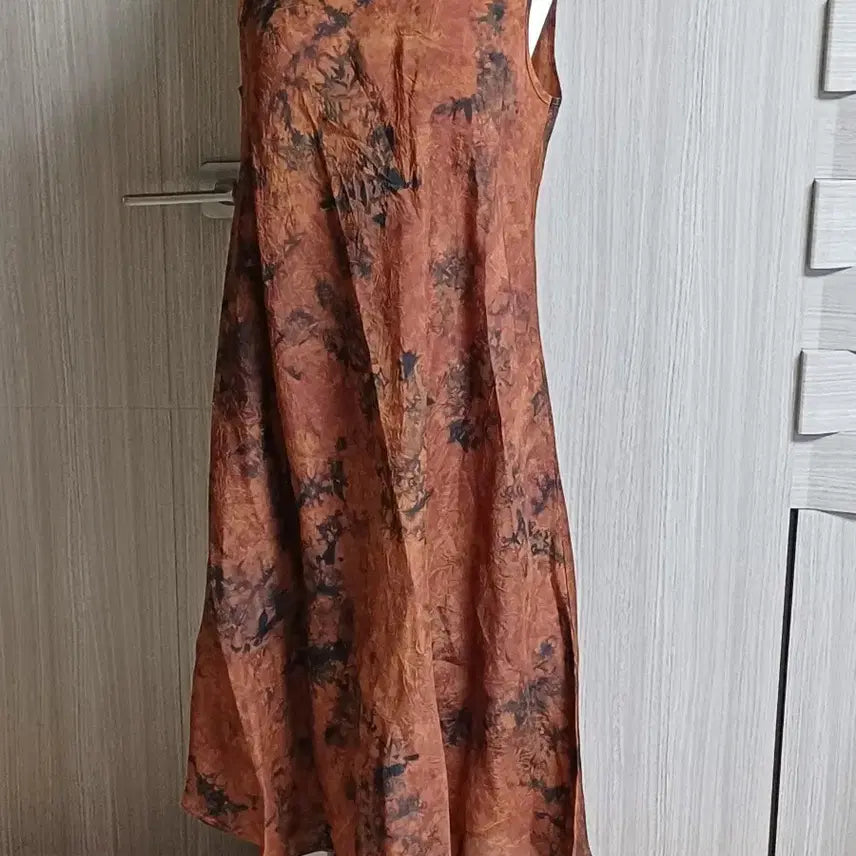 [BUNJANG] Printed Sleeveless Midi Dress / 인견 나염 민소매 원피스