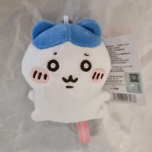 [BUNJANG] Chiikawa Hachiware Keychain Doll Mascot / 콩눈 치이카와 먼작귀 하치와레 키링 인형 마스코트