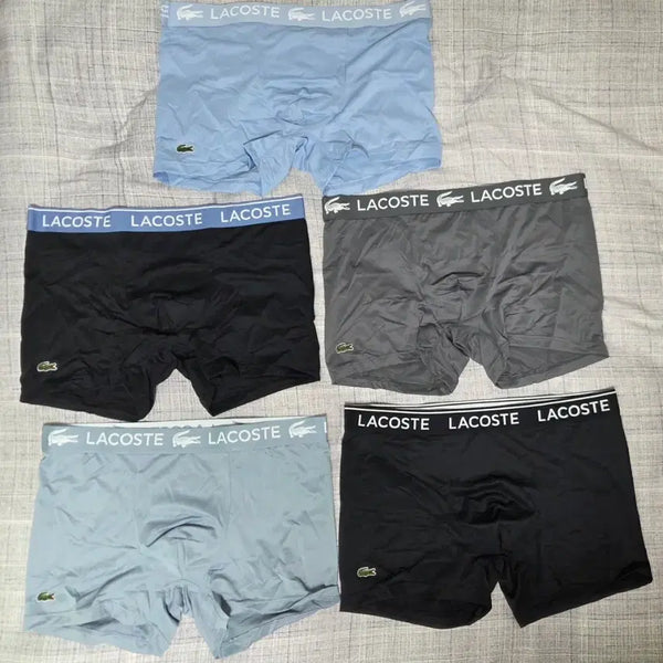 [BUNJANG] Lacoste Functional Boxer Briefs 5-Pack / [새제품] 라코스테 기능성 드로즈 팬티 5종 팝니다.