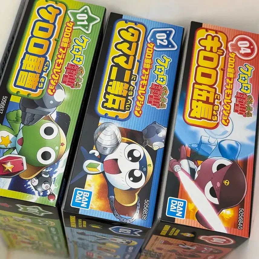 [BUNJANG] Keroro Tamama Giroro Plamodel Bundle Set / 케로로 타마마 기로로 프라모델 일괄