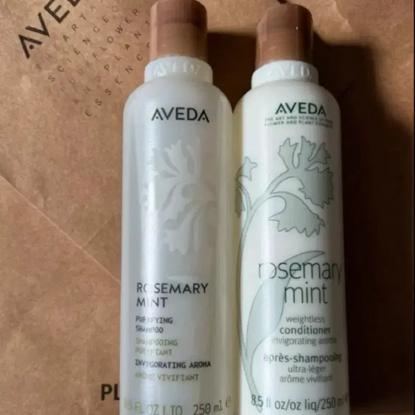 [BUNJANG] Aveda Rosemary Mint Shampoo and Conditioner Set / 아베다 로즈마리 로즈메리 민트 세트