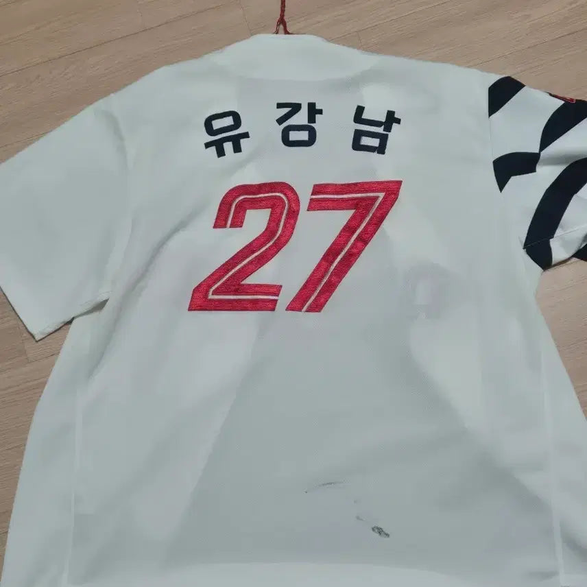 [BUNJANG] Lotte Giants Yoo Kang-nam Authentic Jersey XL / 롯데 유강남 유니폼 자수마킹 어센틱 105 XL