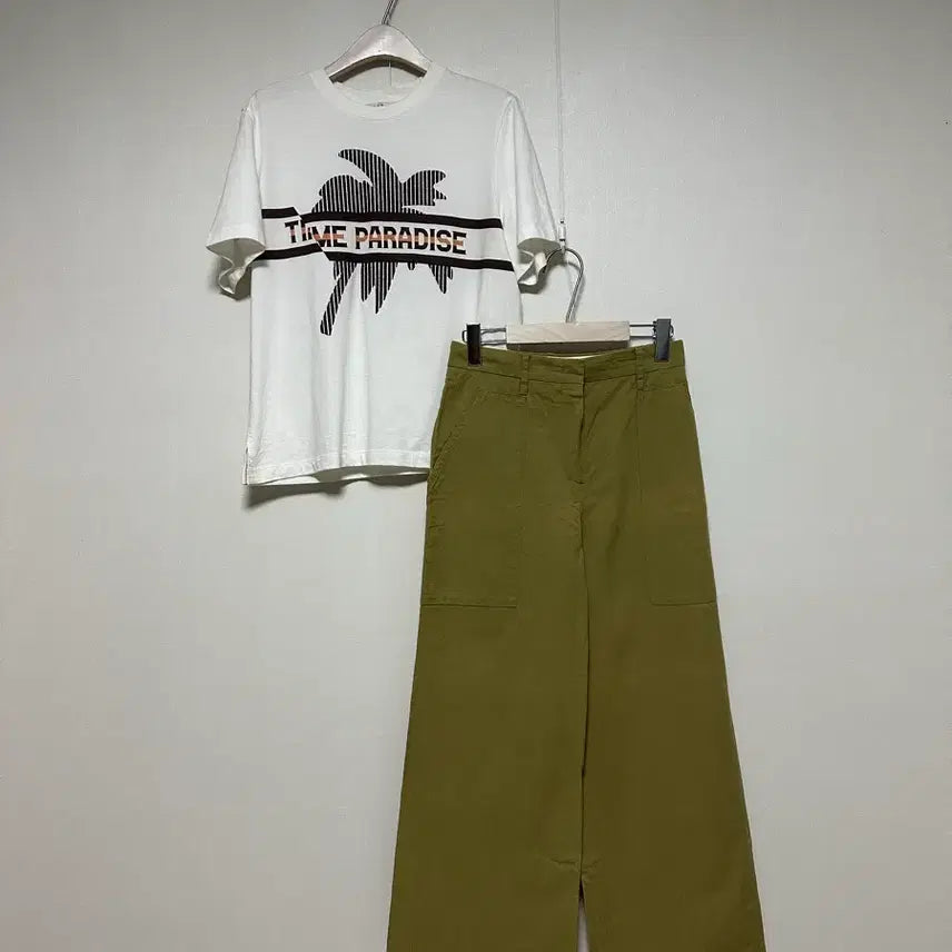[BUNJANG] Linen Blend Wide-Leg Pants / 시스템 사이드포켓 린넨 와이드팬츠