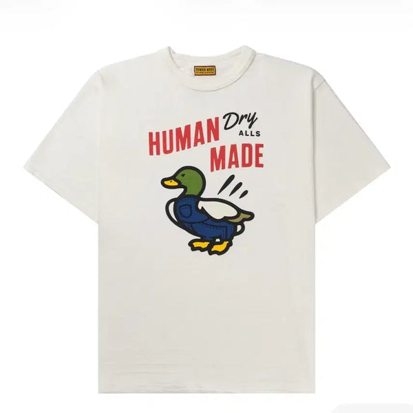 [BUNJANG] Human Made Graphic T-Shirt Short Sleeve White M / 휴먼메이드 그래픽 티셔츠 반팔 화이트 m