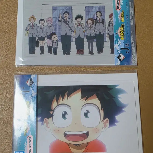 [BUNJANG] My Hero Academia Ichiban Kuji B2 Tapestry Set / 히로아카 제일복권 J상 엽서 일괄