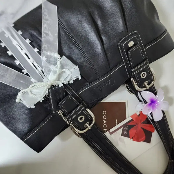 [BUNJANG] Coach Soho Pleated Leather Shoulder Bag / 상태굿) 코치 소호 플리츠 레더 숄더백