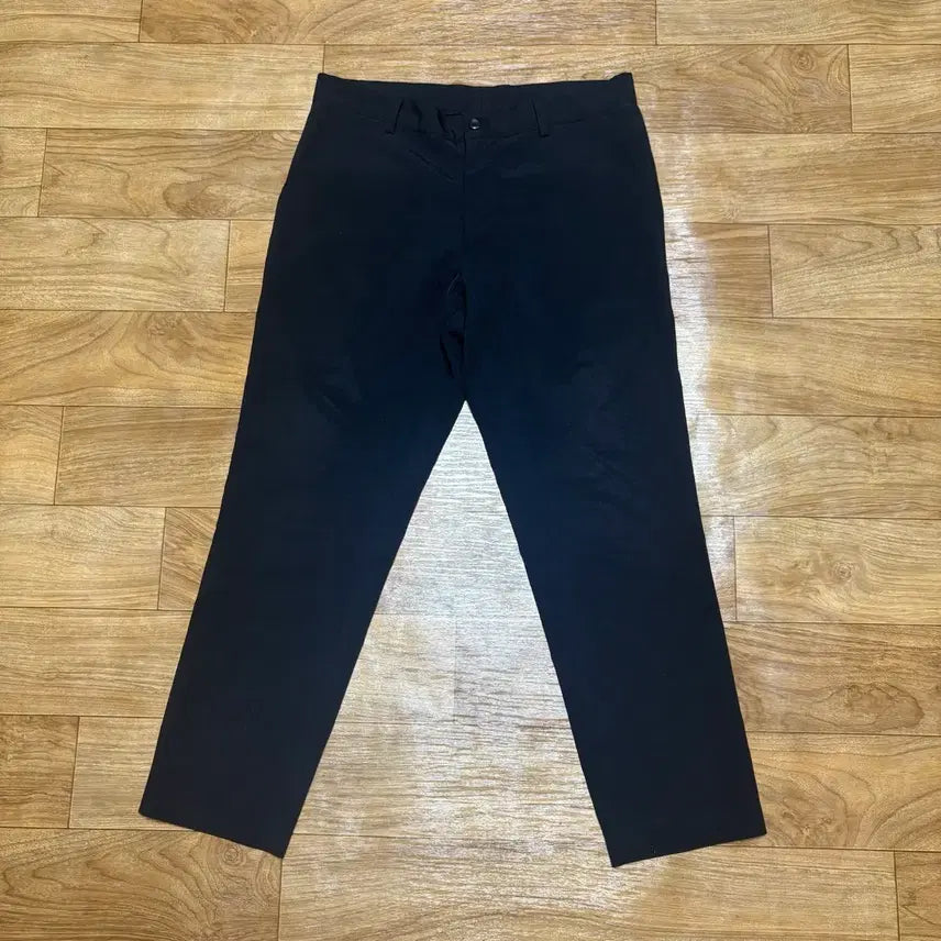 [BUNJANG] Black Slim Fit Slacks Pants / 검정색 슬랙스 바지 슬림핏 정핏