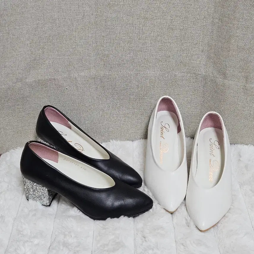 [BUNJANG] Saint DeVos Chunky Heel Shoes / 세인트디보스 청키힐 구두 225~230