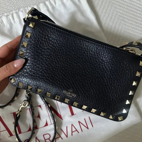 [BUNJANG] Valentino Rockstud Small Shoulder Bag Crossbody Bag / (정품) 발렌티노 락스터드 스몰 숄더백 크로스백
