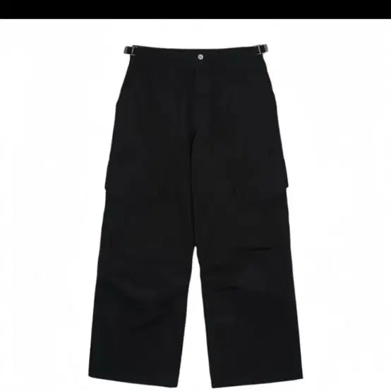 [BUNJANG] Siyai Oxford Cargo Pants Black / (S) yiyae 옥스포드 카고 팬츠 블랙