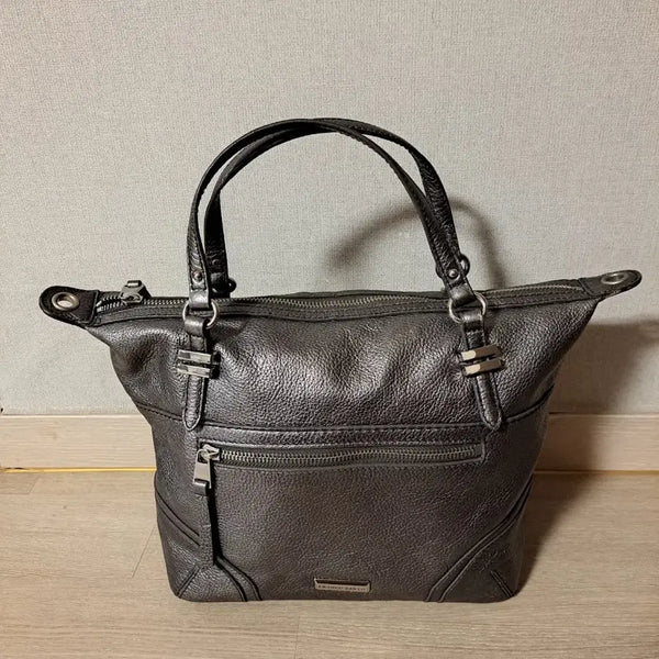 [BUNJANG] Franco Sarto Metallic Brown Tote Bag Shoulder Bag / 프랑코 사르토 토트백 숄더백 메탈릭 브라운