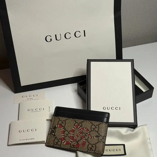 [BUNJANG] Gucci Kingsnake Card Holder / 구찌 킹스네이크 카드 지갑