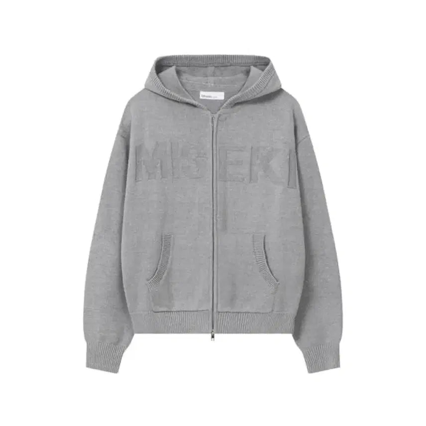 [BUNJANG] Miseki Seoul Knit Hooded Zip-Up / 미세키서울 니트 후드집업