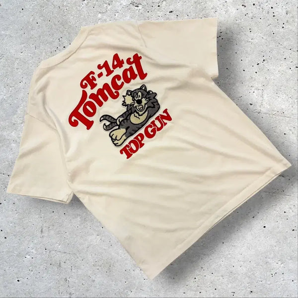 [BUNJANG] Avirex F-14 Tomcat Top Gun T-Shirt XL / [XL] 아비렉스 F-14 Tomcat 탑건 반팔 티셔츠 E620