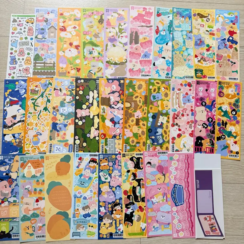 [BUNJANG] Linofriends Seal Stickers Bundle Set (30 pcs) / 리노프렌즈 씰스 30장 일괄
