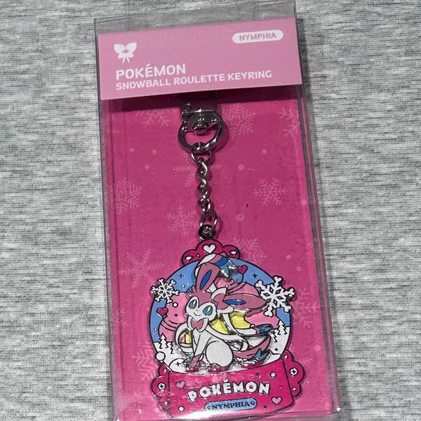 [BUNJANG] Pokemon Nymphia Snow Globe Keychain / 포켓몬스터 스노우볼 님피아 키링