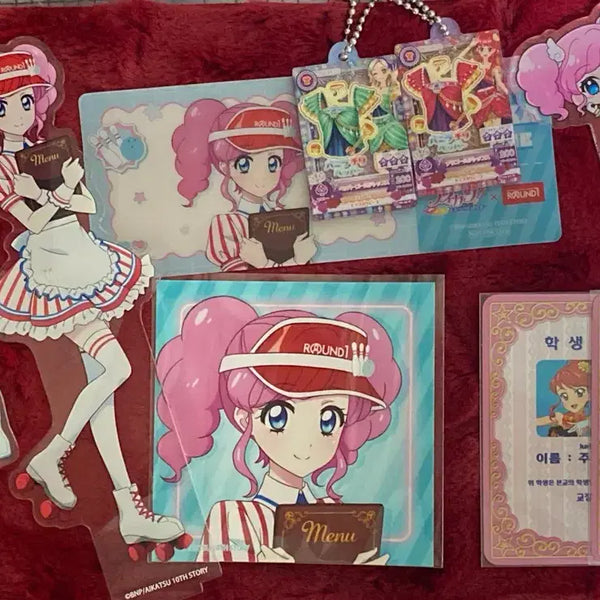 [BUNJANG] Aikatsu! Starlight Paradise Madoka Momoka Gashapon Acrylic Bonus Bundle Set / 아이엠스타 아이카츠 스타파라 마도카 모모 가샤폰 아크릴 특전 일괄