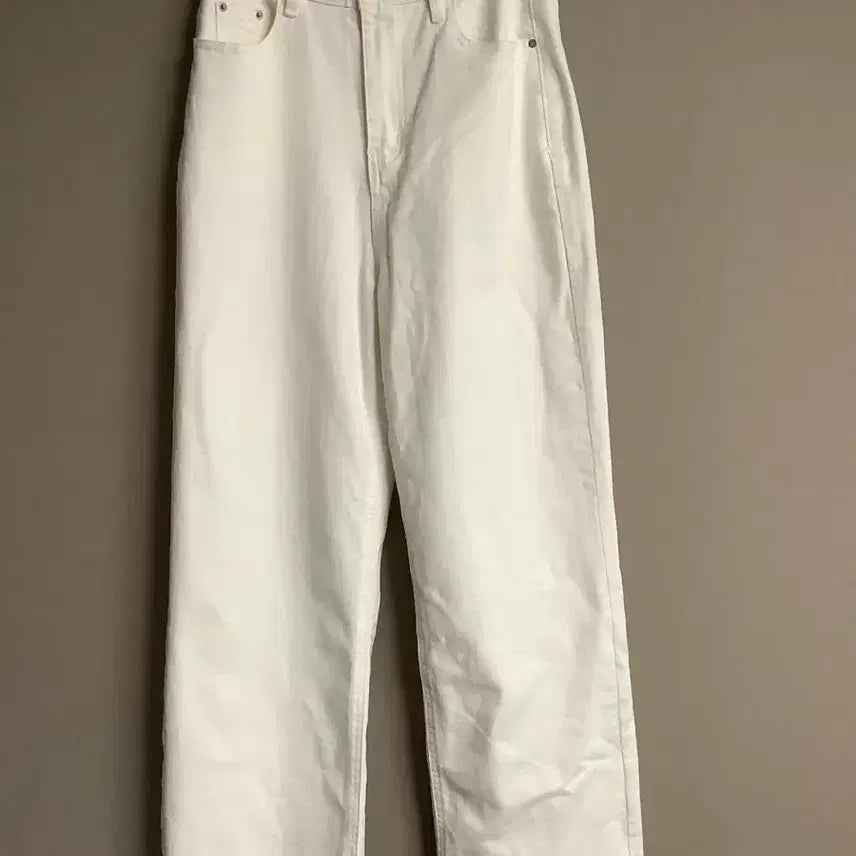 [BUNJANG] White Denim Pants - Size M / (새상품) 화이트 데님 팬츠 M사이즈