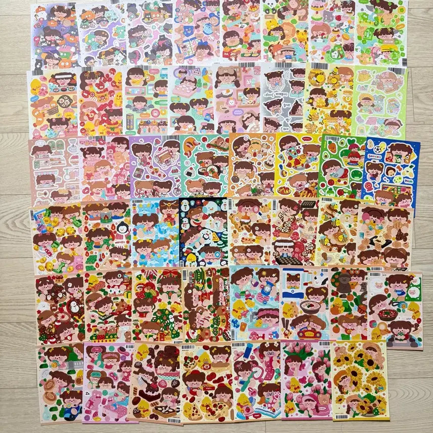 [BUNJANG] Amollang Seal Stickers Bundle Set (47 pcs) / 아몰랑 씰스 47장 일괄