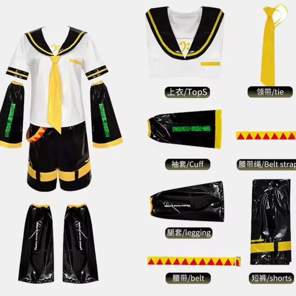 [BUNJANG] Kagamine Len Cosplay Costume & Wig / 카가미네 렌 코스프레 의상&가발