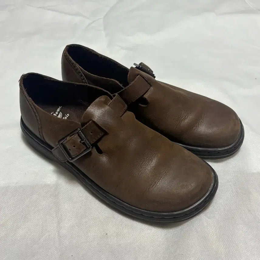 [BUNJANG] Dr. Martens Patricia Leather Boots Brown UK 4 / 닥터마틴 패트리샤 UK4 브라운