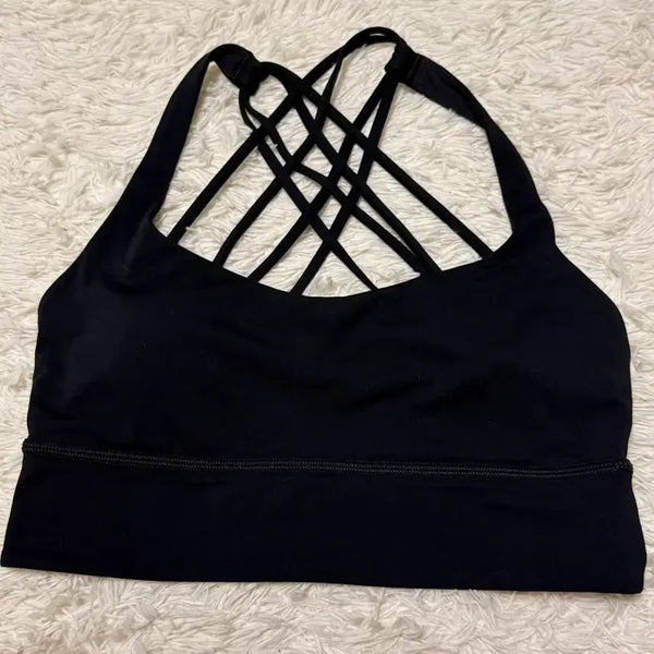 [BUNJANG] Lululemon Black Strap Back Bra Top / 룰루레몬 브라탑