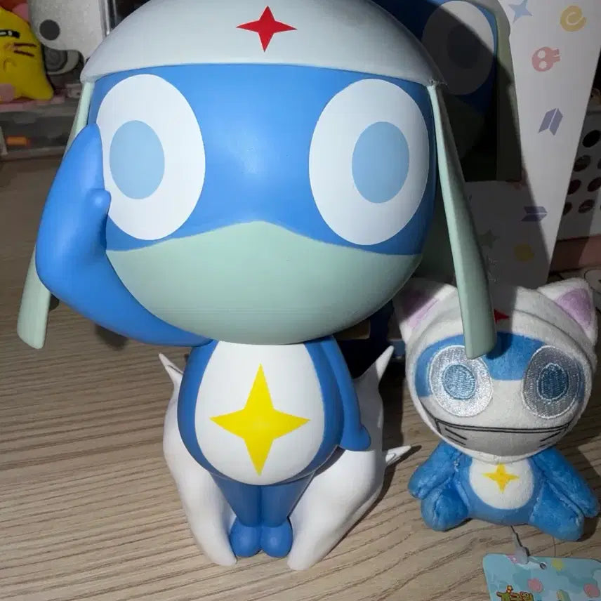[BUNJANG] Bandai Sofubi Friend Keroro Giroro Tamama Kururu Figure Set / 도로로 반프레스토 소프비메이트 케로로 기로로 타마마 쿠루루 피규어 고전