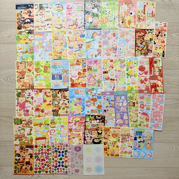 [BUNJANG] Yoyori Seal Sticker Bundle / 요요리 씰스 50장 일괄