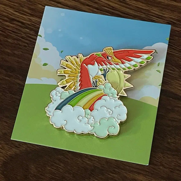 [BUNJANG] Isak Toast x Pokémon Seven Colors Bird Badge / 이삭토스트 포켓몬스터 포켓몬 뱃지 시크릿 칠색조