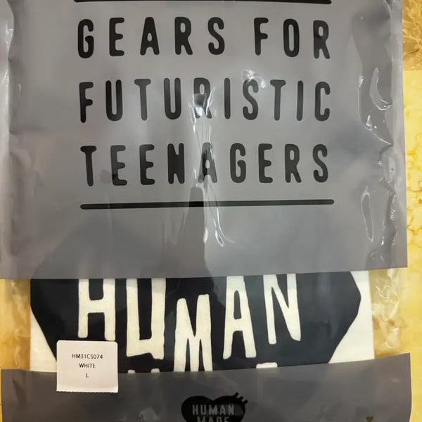 [BUNJANG] Human Made Ningen Sei Heart T-Shirt White L / (새상품) 휴먼메이드 신상 닝겐세이 하트 티셔츠 (화이트 L)