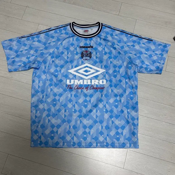 [BUNJANG] Umbro HBL Jacquard Jersey Sky Blue (L) / 엄브로 HBL 자카드 저지 100(L) 스카이블루