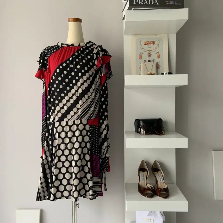 [BUNJANG] Manila Grace Art Pattern Flare Dress / 마닐라그레이스(Manila Grace) 원피스 (이태리 직수입)