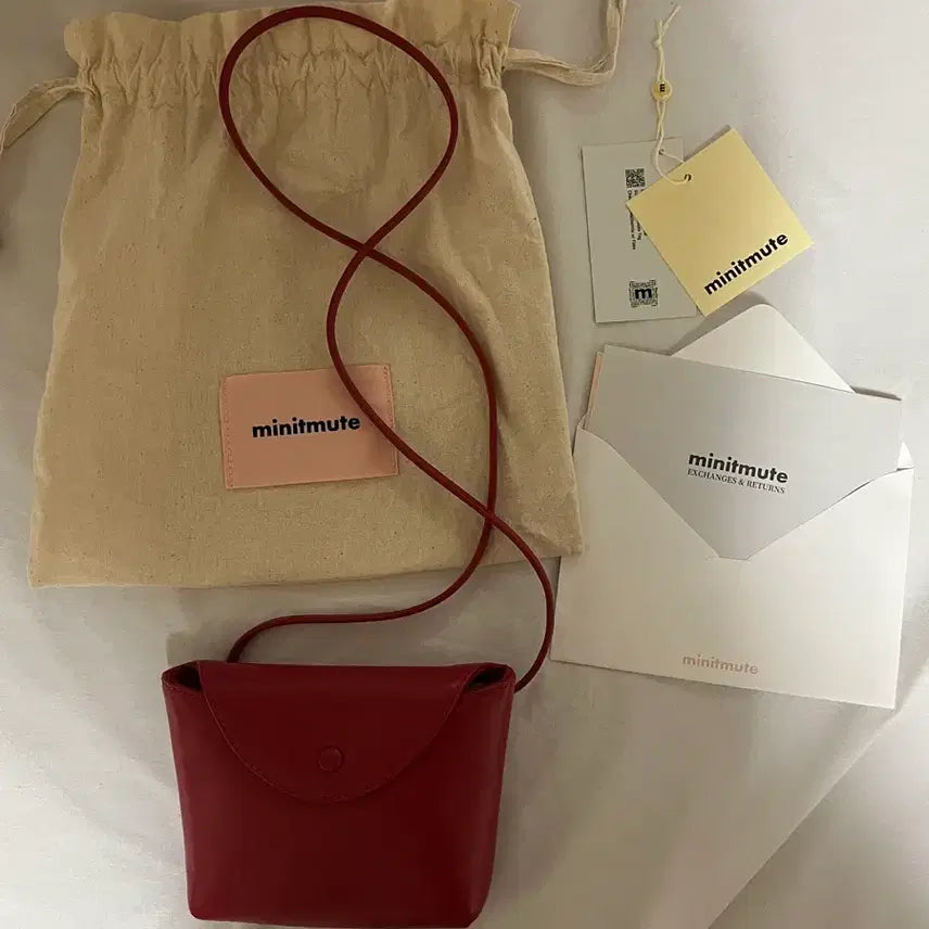 [BUNJANG] Minuit Mint Berka Red Bag / 미닛뮤트 베르카 레드
