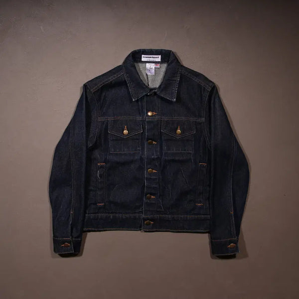 [BUNJANG] American Apparel Raw Denim Jacket A390 / 아메리칸 어패럴 생지 데님자켓 A390