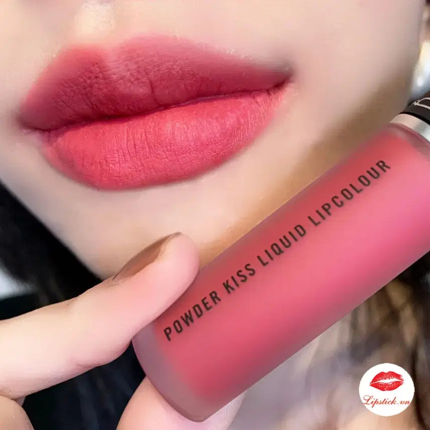 [BUNJANG] MAC Powder Kiss Liquid Lipcolor A Little Tempted / 맥 파우더 키스 리퀴드 틴트 어리틀템드