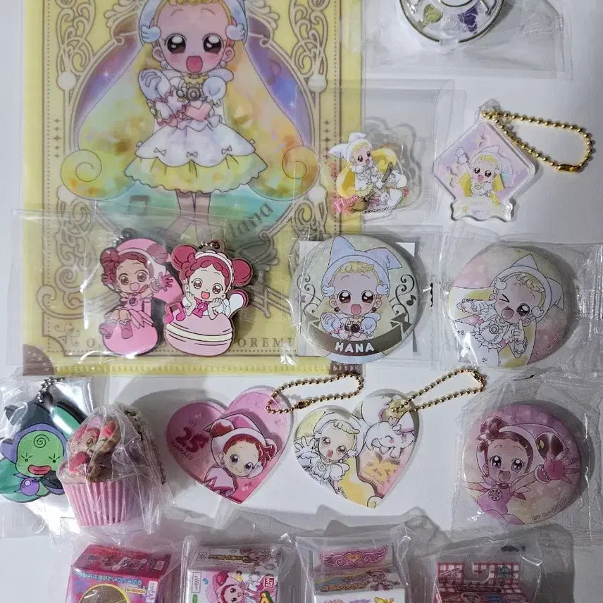 [BUNJANG] Ojamajo Doremi Remi & Hana Merchandise Set / 꼬마마법사레미 레미+하나 굿즈 세트