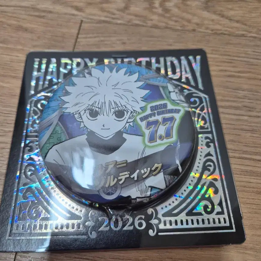 [BUNJANG] Hunter x Hunter Killua Birthday Badge / 헌터헌터 키르아 생일 뱃지 2026