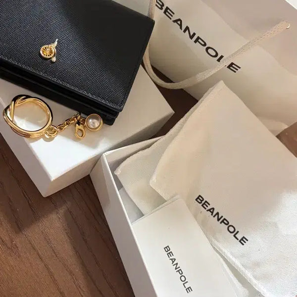[BUNJANG] Beanpole Saffiano Bifold Wallet / 빈폴 사피아노 반지갑