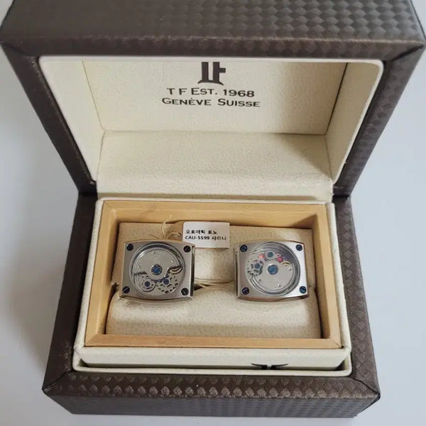 [BUNJANG] TF Est 1968 Geneva Swiss Tono Automatic CUFFLINKS CAU-SS99 / TF Est 1968제네바스위스 커프스링크 오토매틱 토노 CAU-SS99