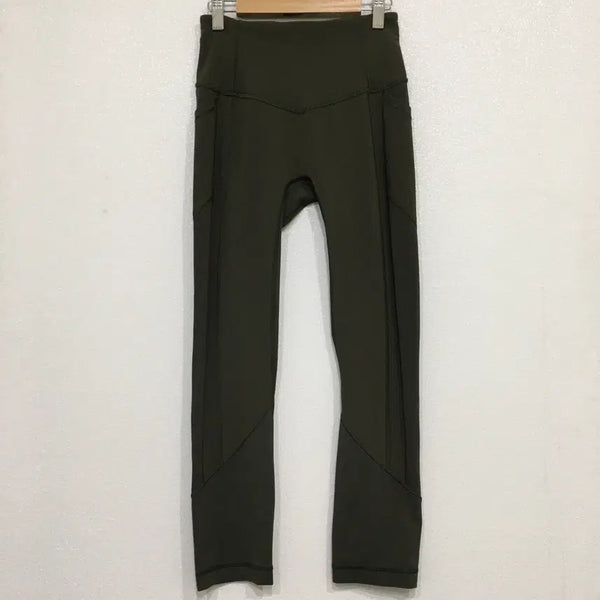 [BUNJANG] Lululemon All The Right Places Crop Leggings Khaki / 룰루레몬 올 더 라이트 플레이시스 크롭 레깅스 4