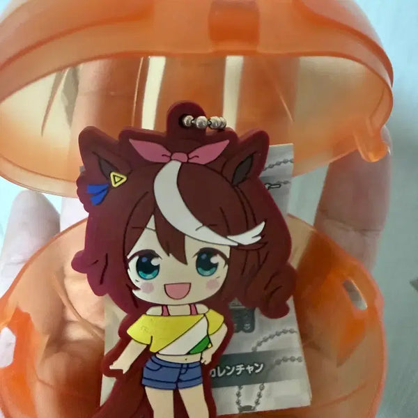 [BUNJANG] Uma Musume Tokai Teio Rubber Strap Keychain / 우마무스메 토카이테이오 러버스트랩 키링