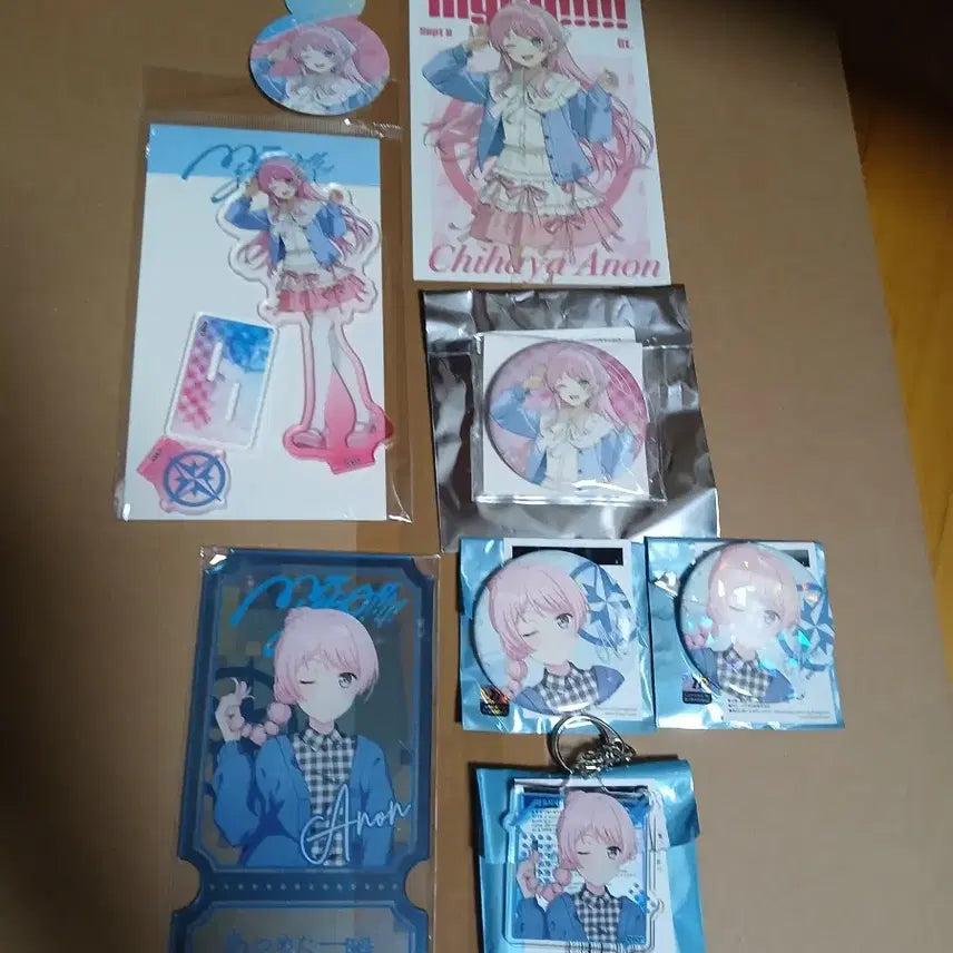 [BUNJANG] BanG Dream! Collaboration Cafe & Exhibition Chihaya Anon Goods Bundle Set / 일괄)뱅드림 콜라보카페+전시회 치하야 아논 굿즈 특전 일괄