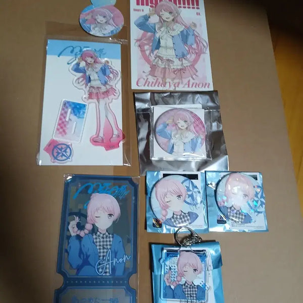 [BUNJANG] BanG Dream! Collaboration Cafe & Exhibition Chihaya Anon Goods Bundle Set / 일괄)뱅드림 콜라보카페+전시회 치하야 아논 굿즈 특전 일괄