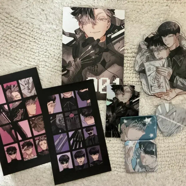 [BUNJANG] MIA Goods Can Badge, Acrylic Stand, Sticker, Postcard Set / 나루호시 날홋 미아님 굿즈 캔뱃지 아크릴스탠드 스티커 엽서 한정굿즈