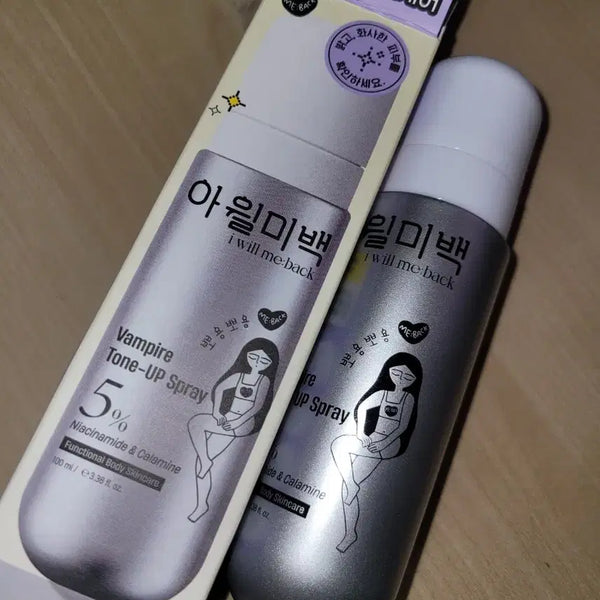 [BUNJANG] AWillMeBaek Vampire Tone-Up Spray 100ml / 1회사용)아윌미백 뱀파이어 톤업 스프레이 100ml