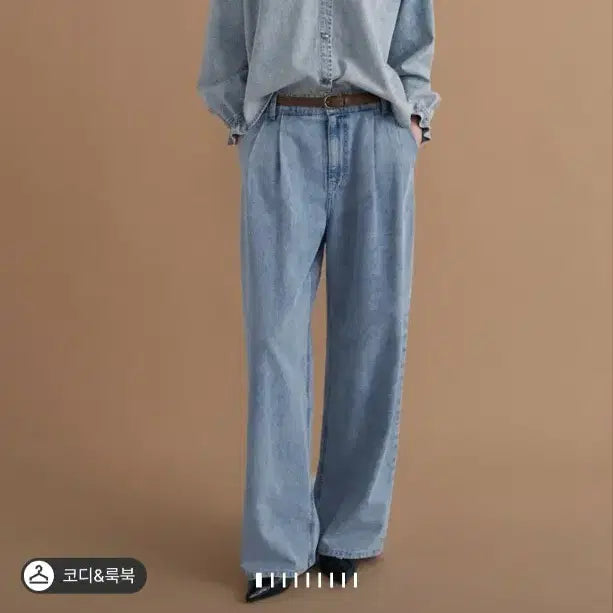 [BUNJANG] Lanvin Collection Notch Neck Banding Denim Shirt / 랑방 청남방 (새상품)