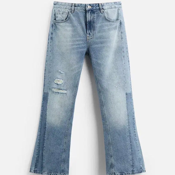 [BUNJANG] Zara Flare Fit Distressed Jeans Limited Edition / 자라 플레어진 데님 디스트로이드 청바지 한정판 새상품
