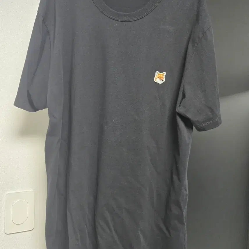 [BUNJANG] Maison Kitsuné Fox Embroidery Short Sleeve T-shirt / 메종키츠네 반팔