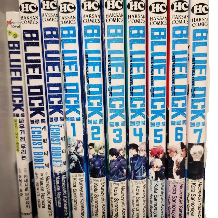 [BUNJANG] Blue Lock: Episode Nagi Complete Set, Character Books 1-2, Novel / 블루록 에피소드 나기 전권, 캐릭터북1-2권, 소설 판매합니다!